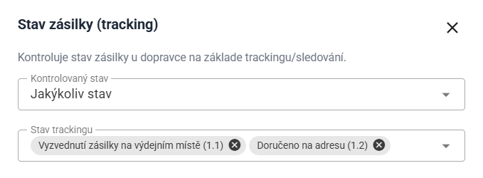 Detekce doručení